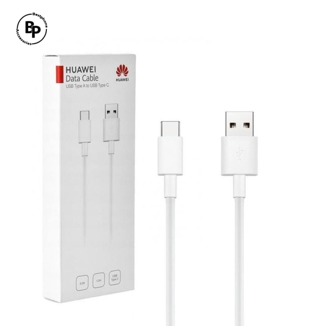 Кабел Huawei USB - Type-C, (1m) (5.0А) White