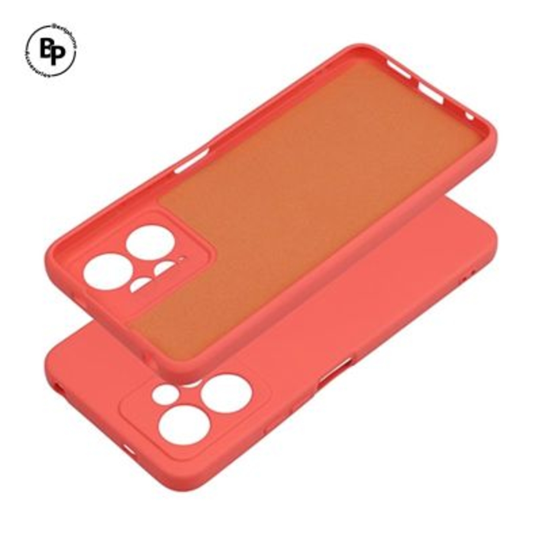Силиконов Кейс Metallic Redmi Note 12 4G Peach