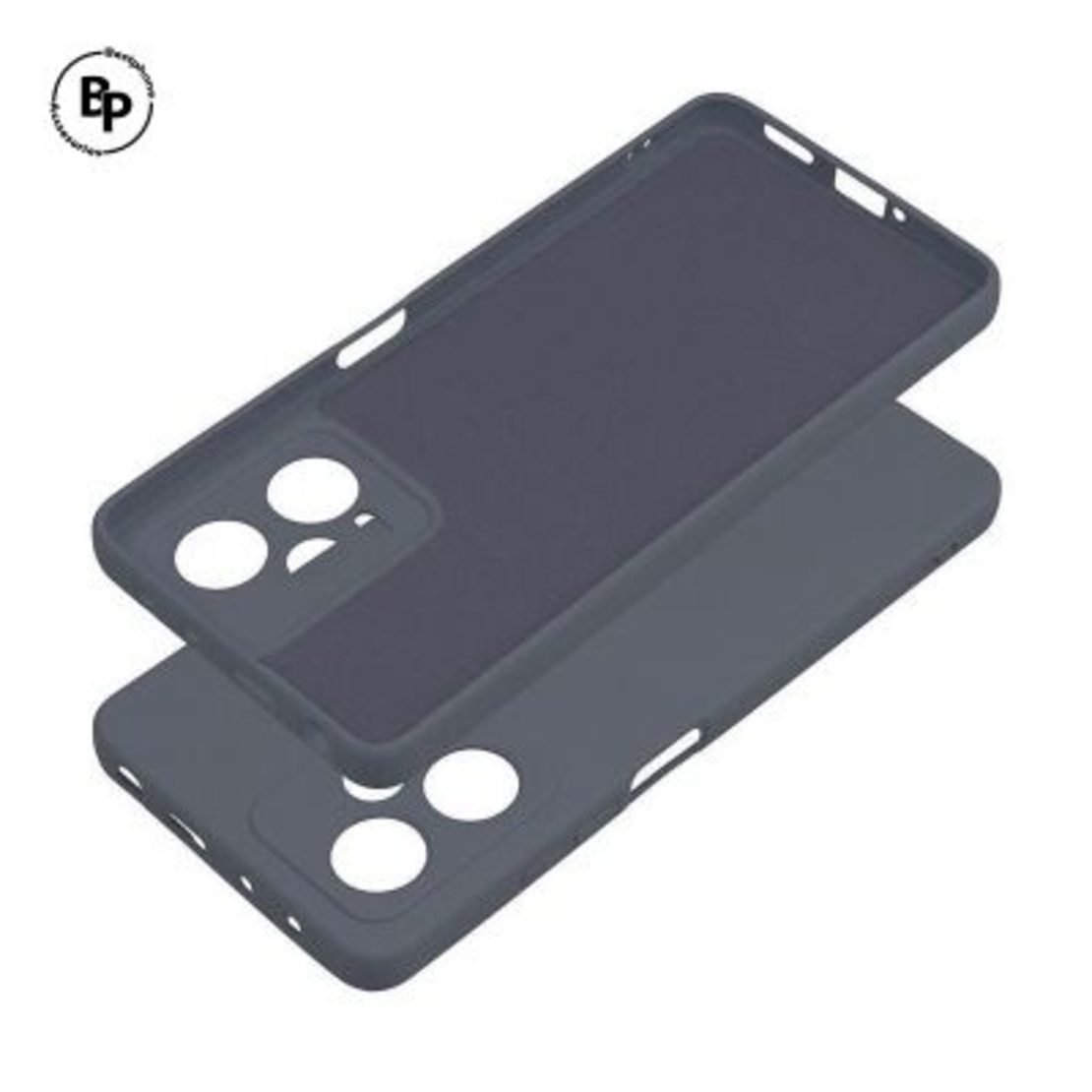 Силиконов Кейс Metallic Redmi Note 12 4G Grey