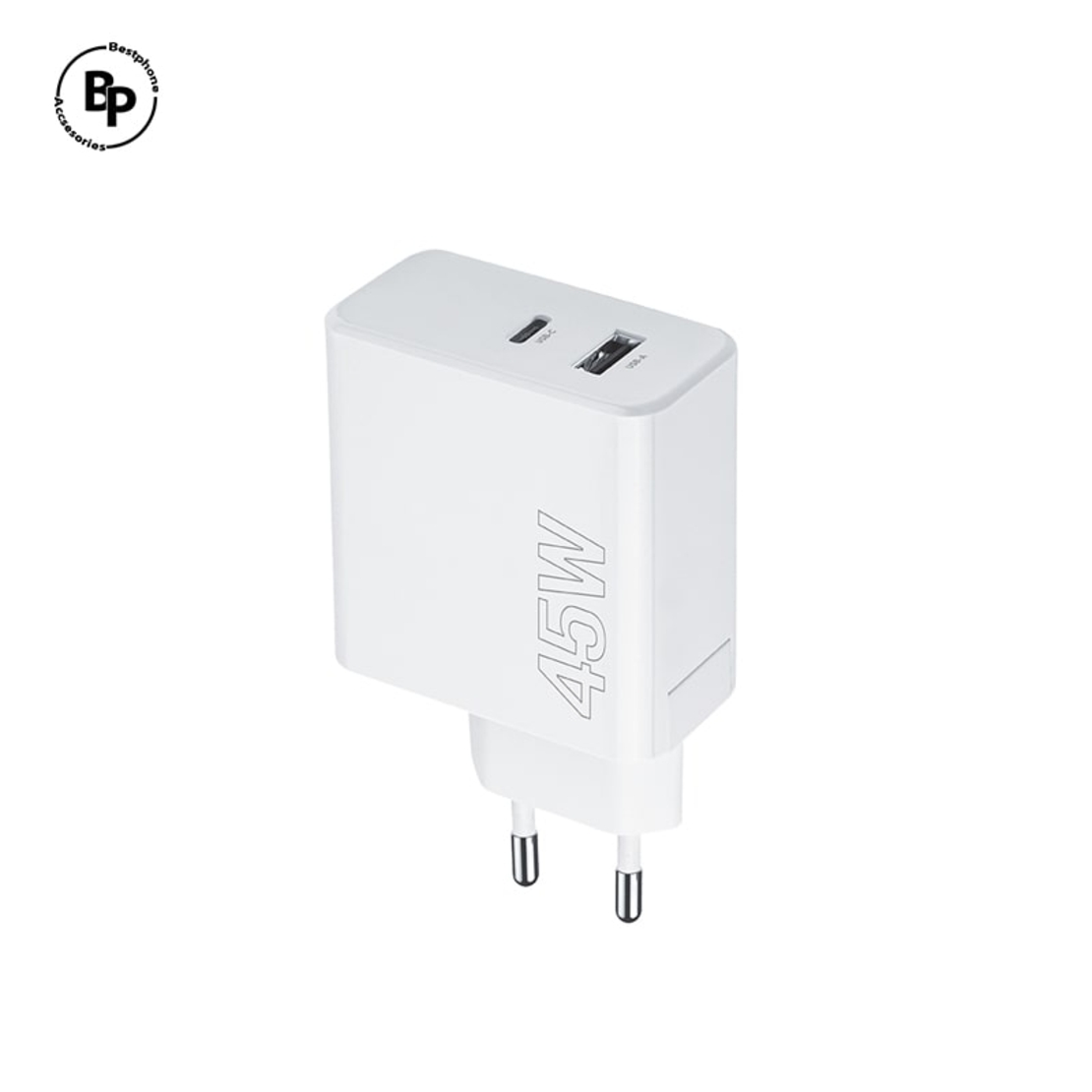 Адаптер Maxlife MXTC-07 Гнезда USB / Type-C (45W) White