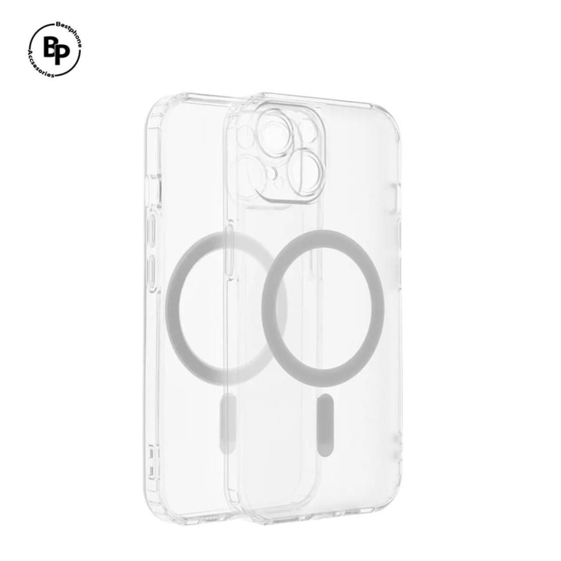 Силиконов Прозрачен Твърд Гръб Frost Magsafe iPhone 15 Pro Max