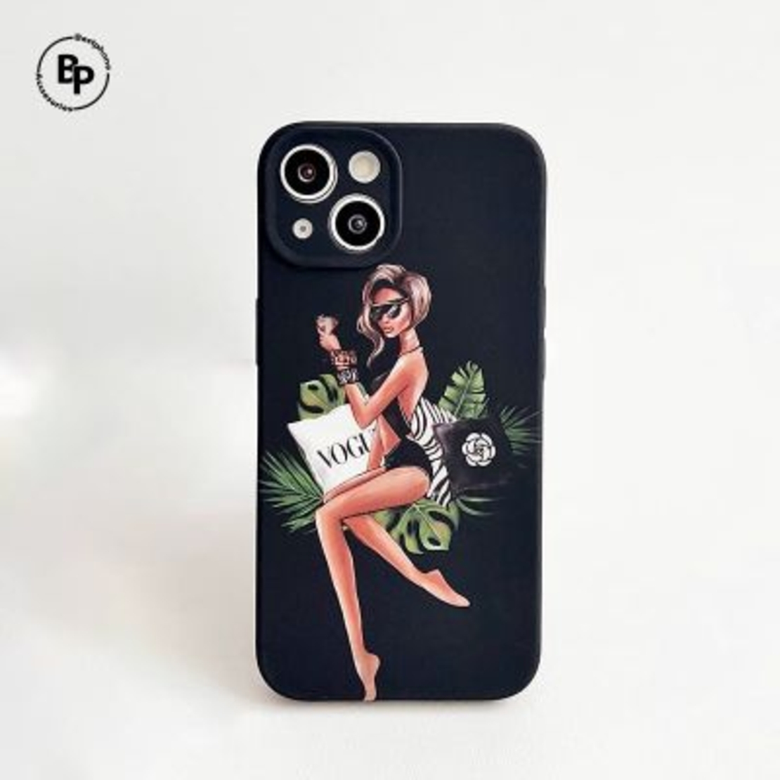 Силиконов Кейс Fashion Lady iPhone 13