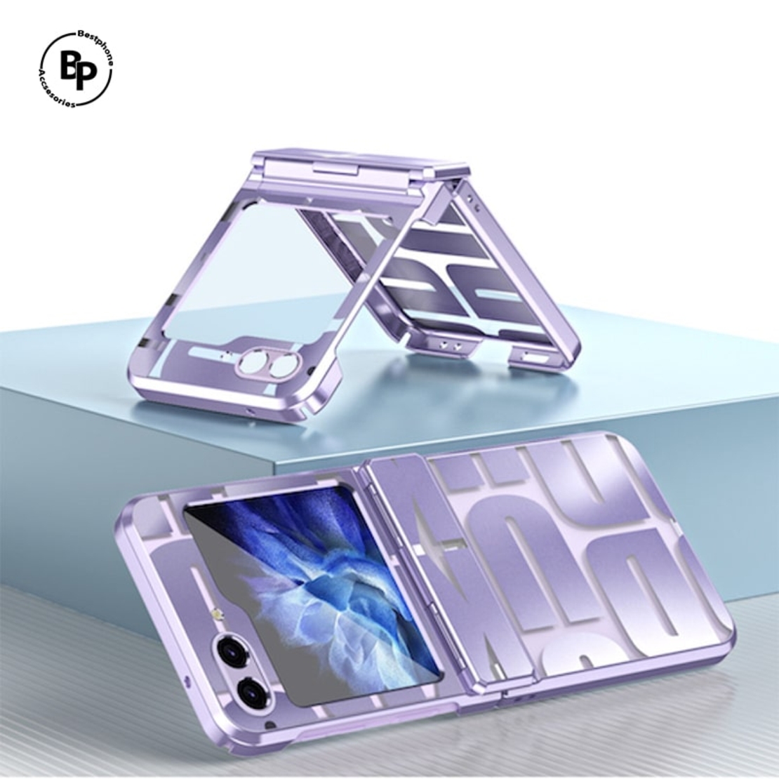 Твърд кейс Body Label Samsung Flip 5 Purple