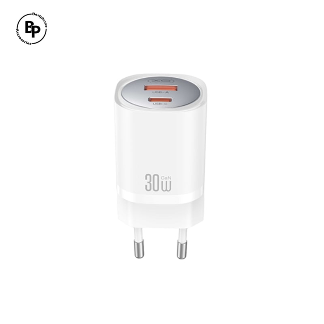 Адаптер XO CE21 PD, Type-C / USB Гнездa (30W) White