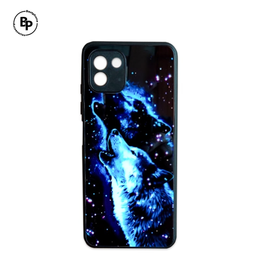 Твърд Стъклен Кейс Samsung A03 Wolf