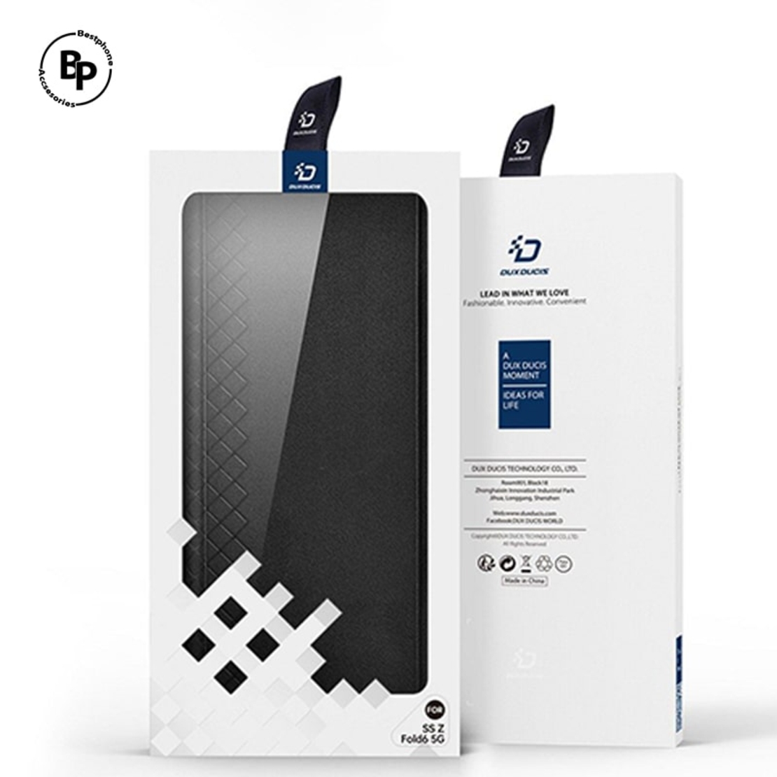 Кожен Калъф Dux DUCIS BRIL Samsung Z Fold 6 Black