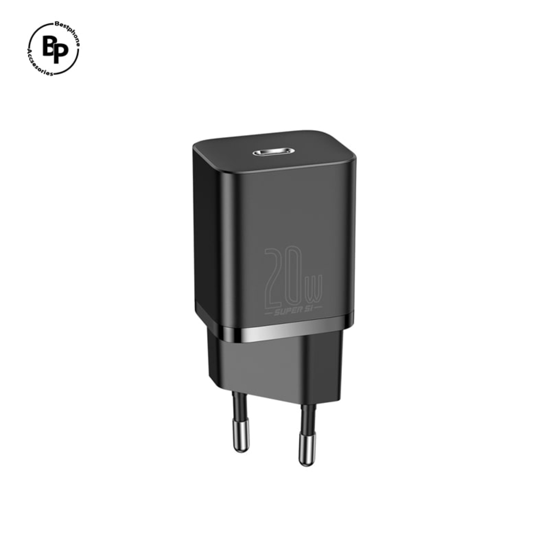 (Baseus) Адаптер Гнездо Type-C (20W) Black
