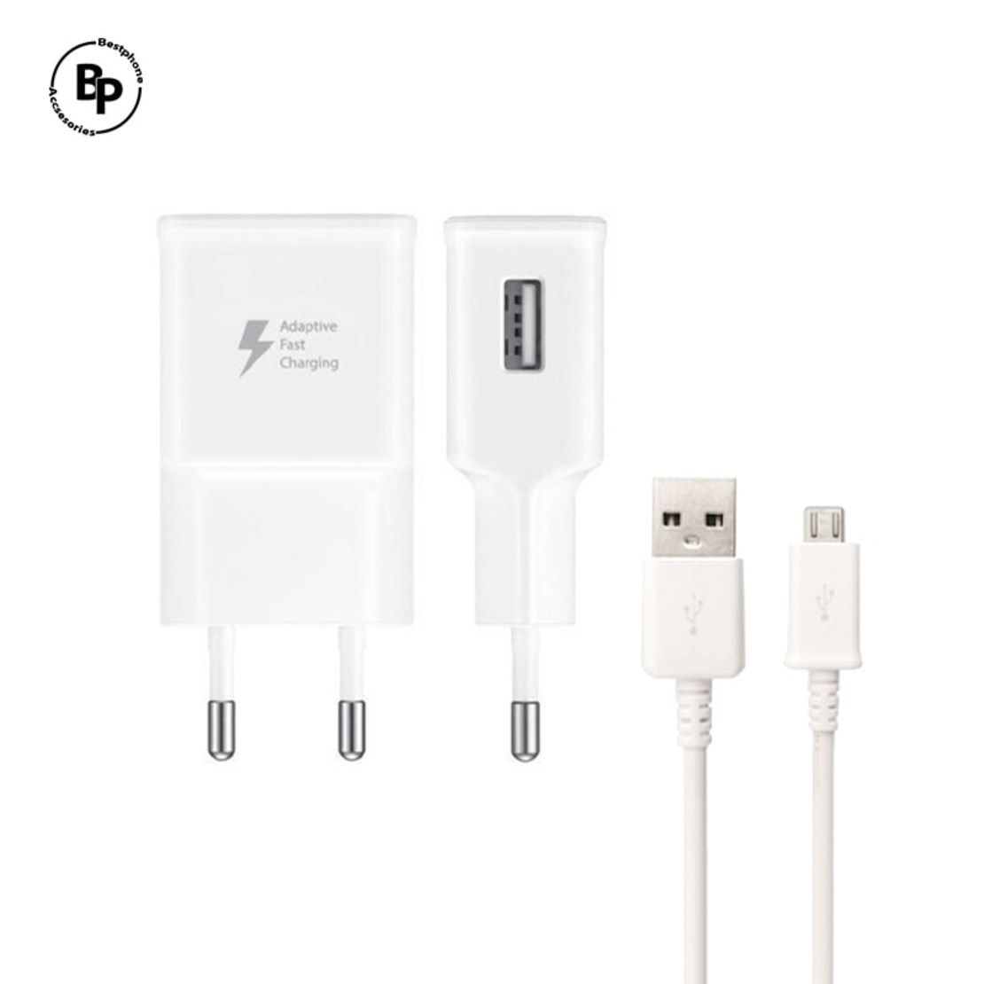 Зарядно Samsung Usb - Micro (15W) White