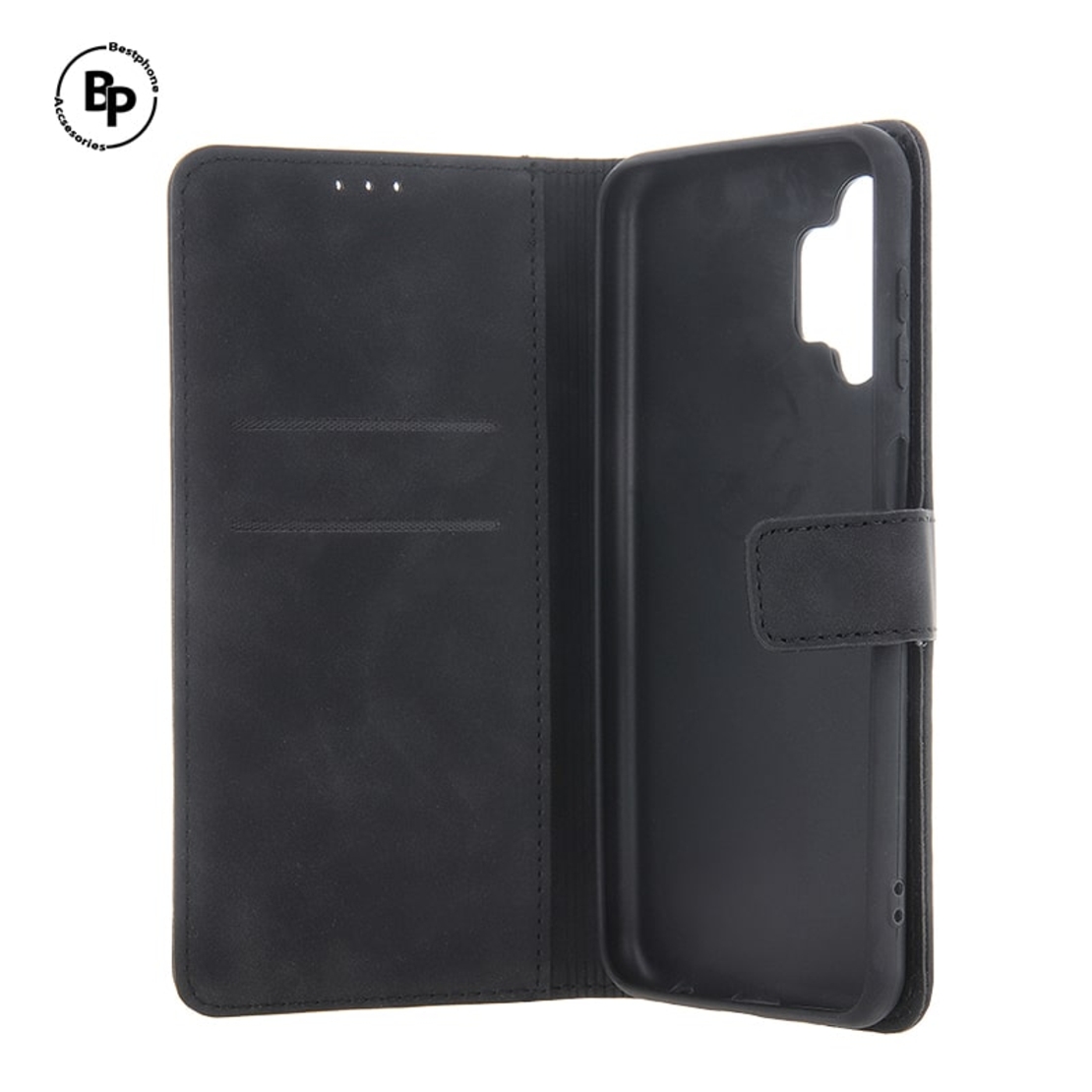 Кожен Калъф Smart Valvet Samsung S24 Black