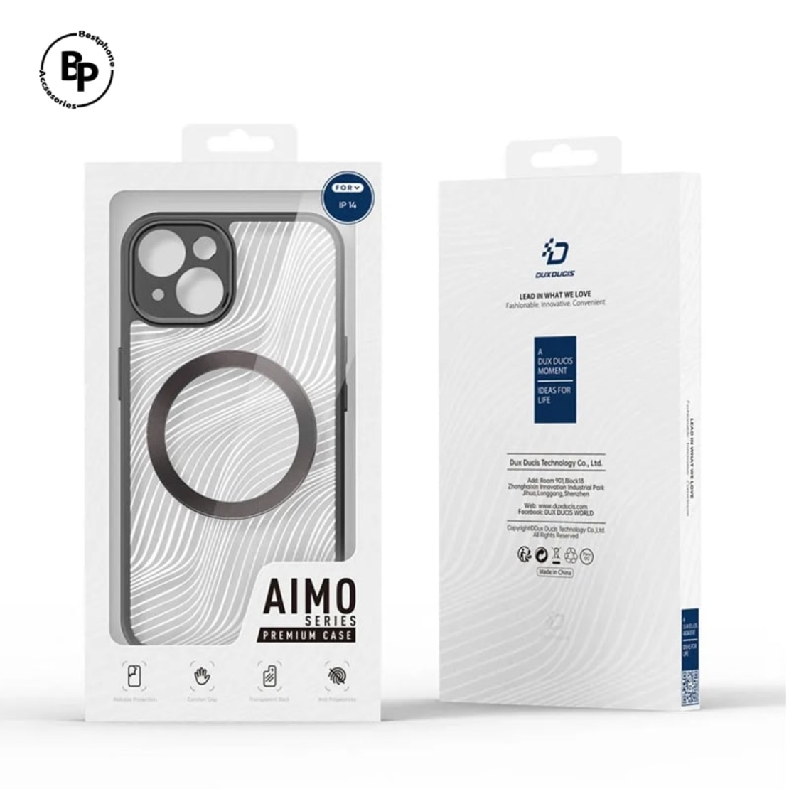 Силиконов Кейс DUX DUCIS Aimo Magsafe iPhone 14 Black