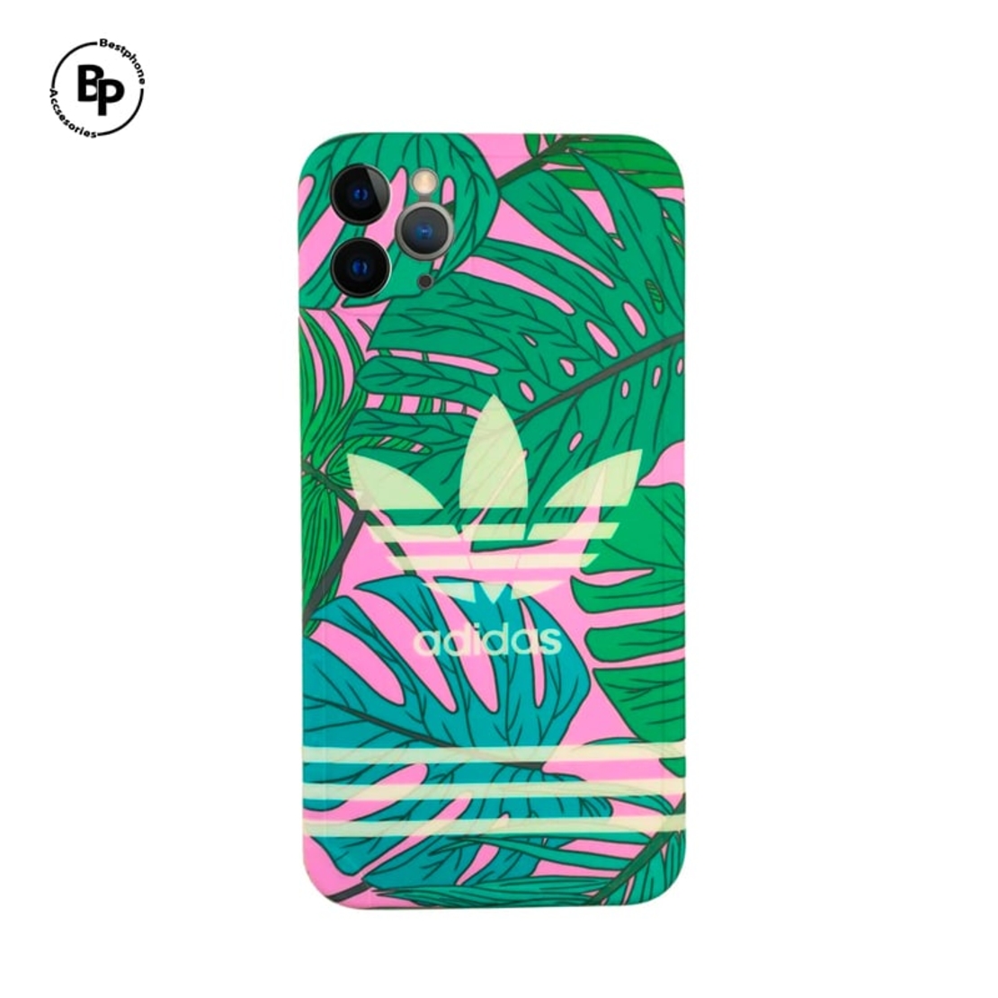 Силиконов Кейс Adidas Green Flower iPhone 12 Pro