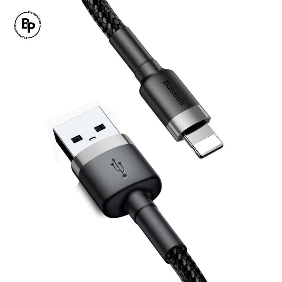 (Baseus) Кабел Cafule Usb - Lightning, (3m) (1,5A) Grey-Black