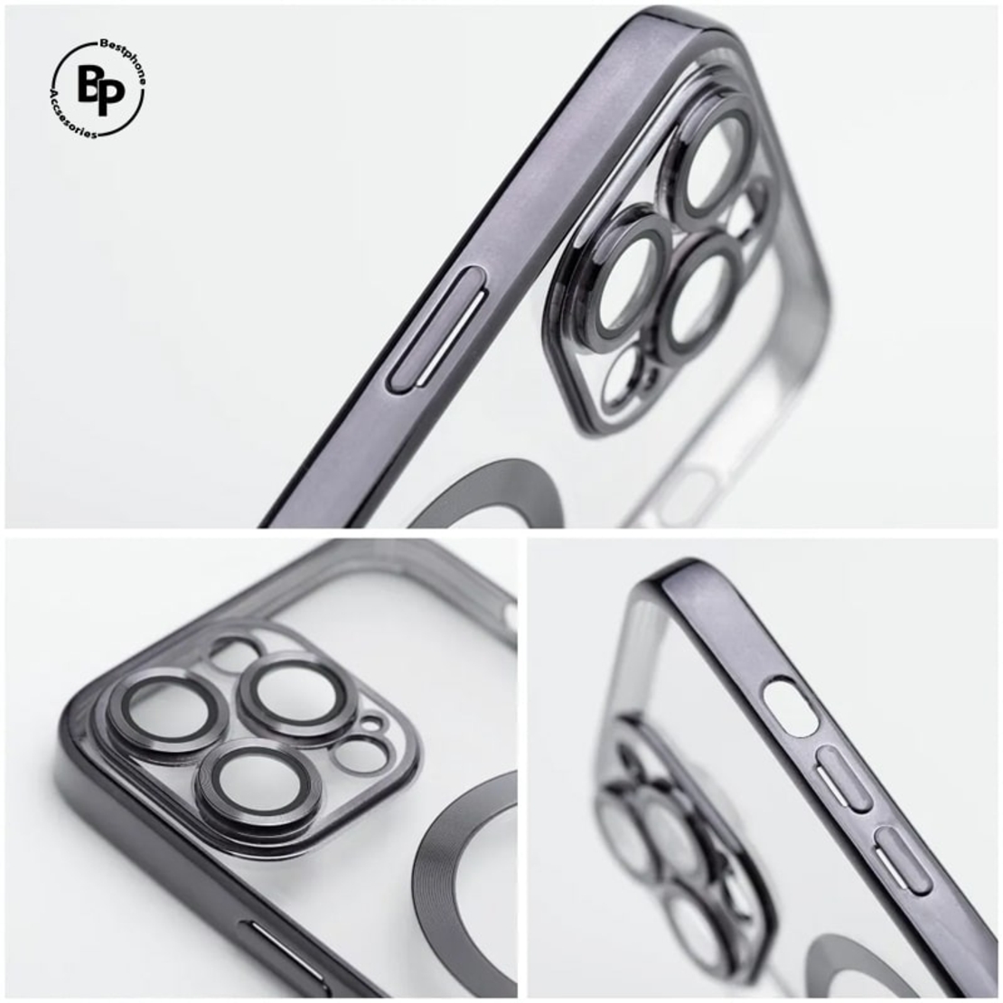 Силиконов Кейс Electro Magsafe iPhone 16 Pro Black