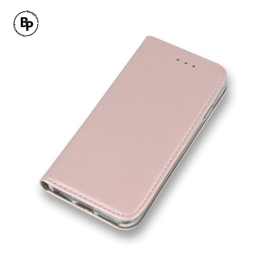 Кожен Калъф Magnetic Book Samsung A02S Rose Gold