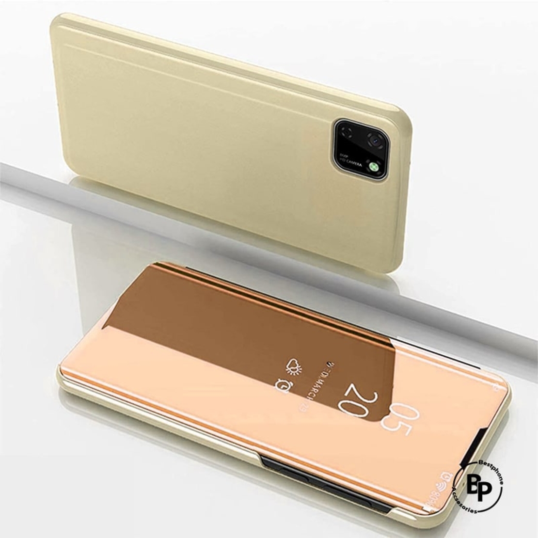 Калъф Flip Wallet Samsung A42 Gold