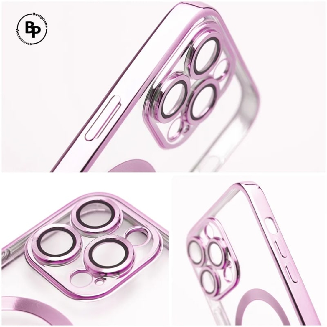 Силиконов Кейс Electro Magsafe Samsung S25 Rose Gold