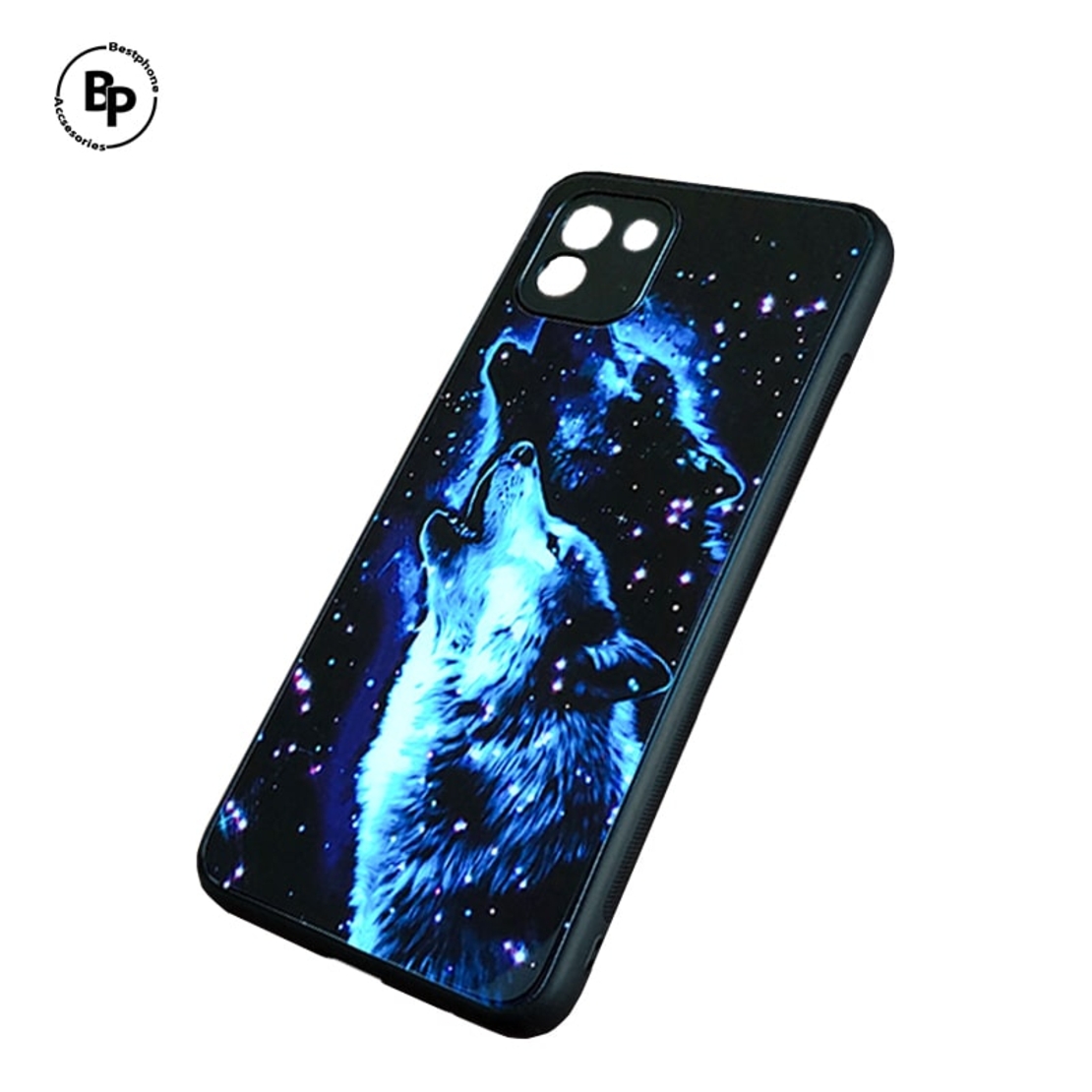 Твърд Стъклен Кейс Samsung A03 Wolf