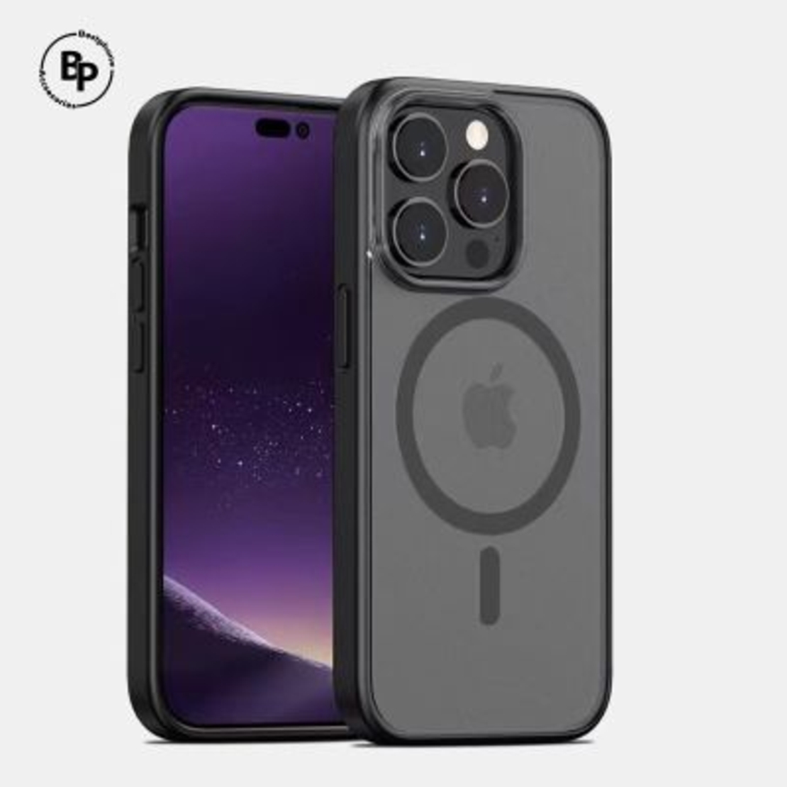 Силиконов Кейс Matte Skin iPhone 15 Pro Black