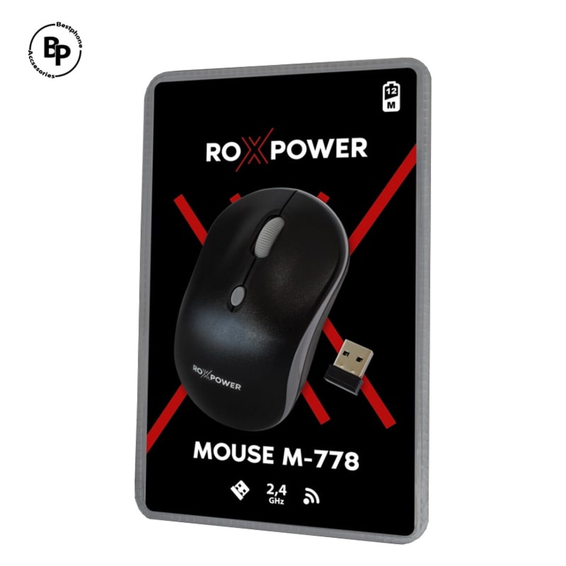 Компютърна мишка безжична ROXPOWER M-778