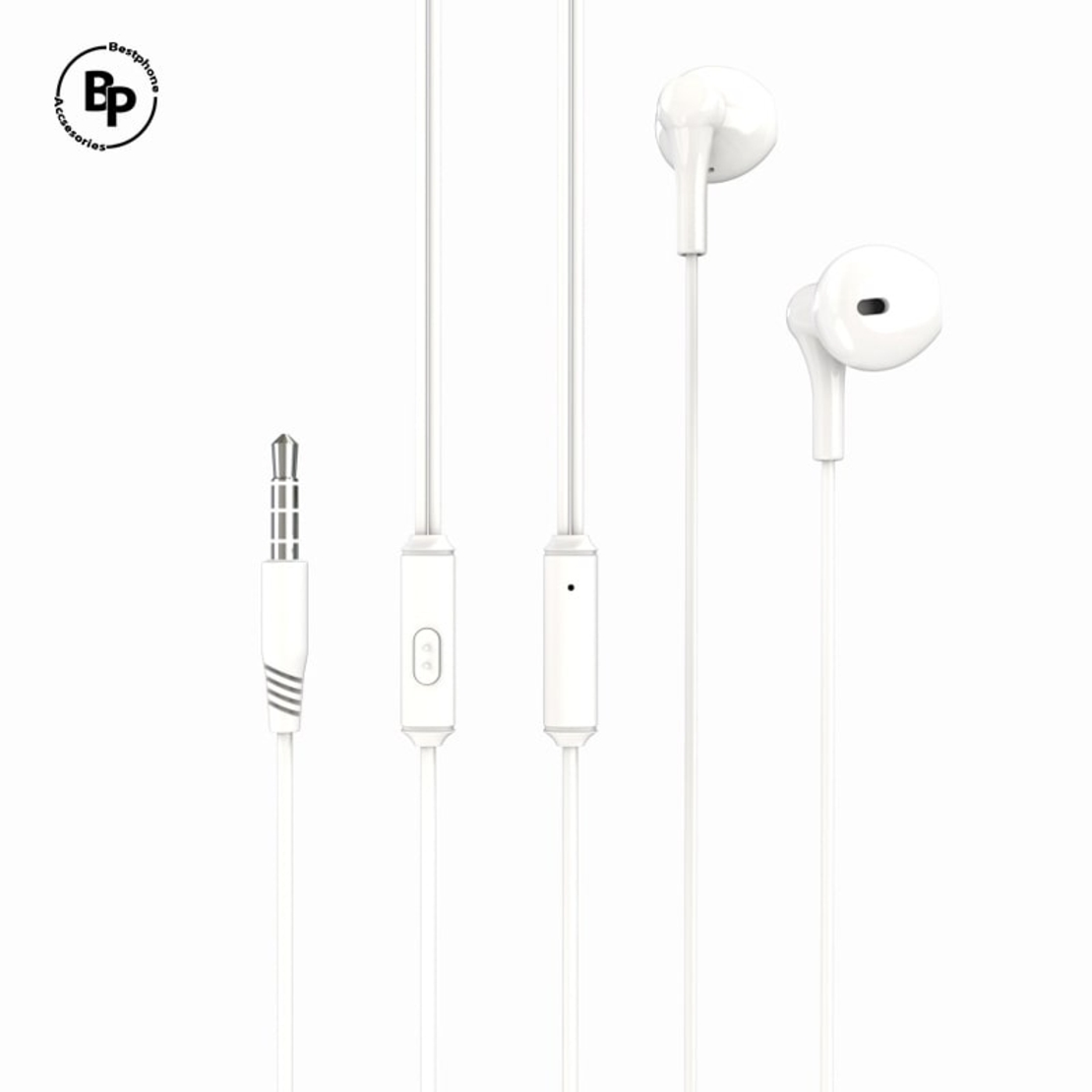 Слушалки XO EP39 с кабел jack (3,5mm) White