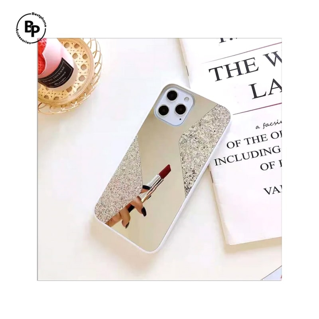 Кейс Lady Mirror Samsung A01 Core White