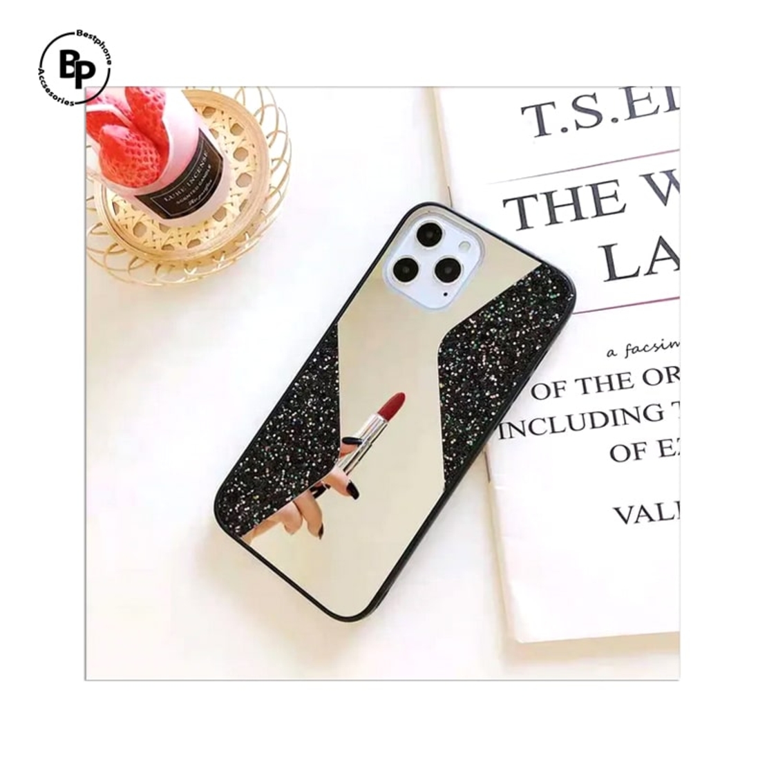 Кейс Lady Mirror Samsung Note 20 Black