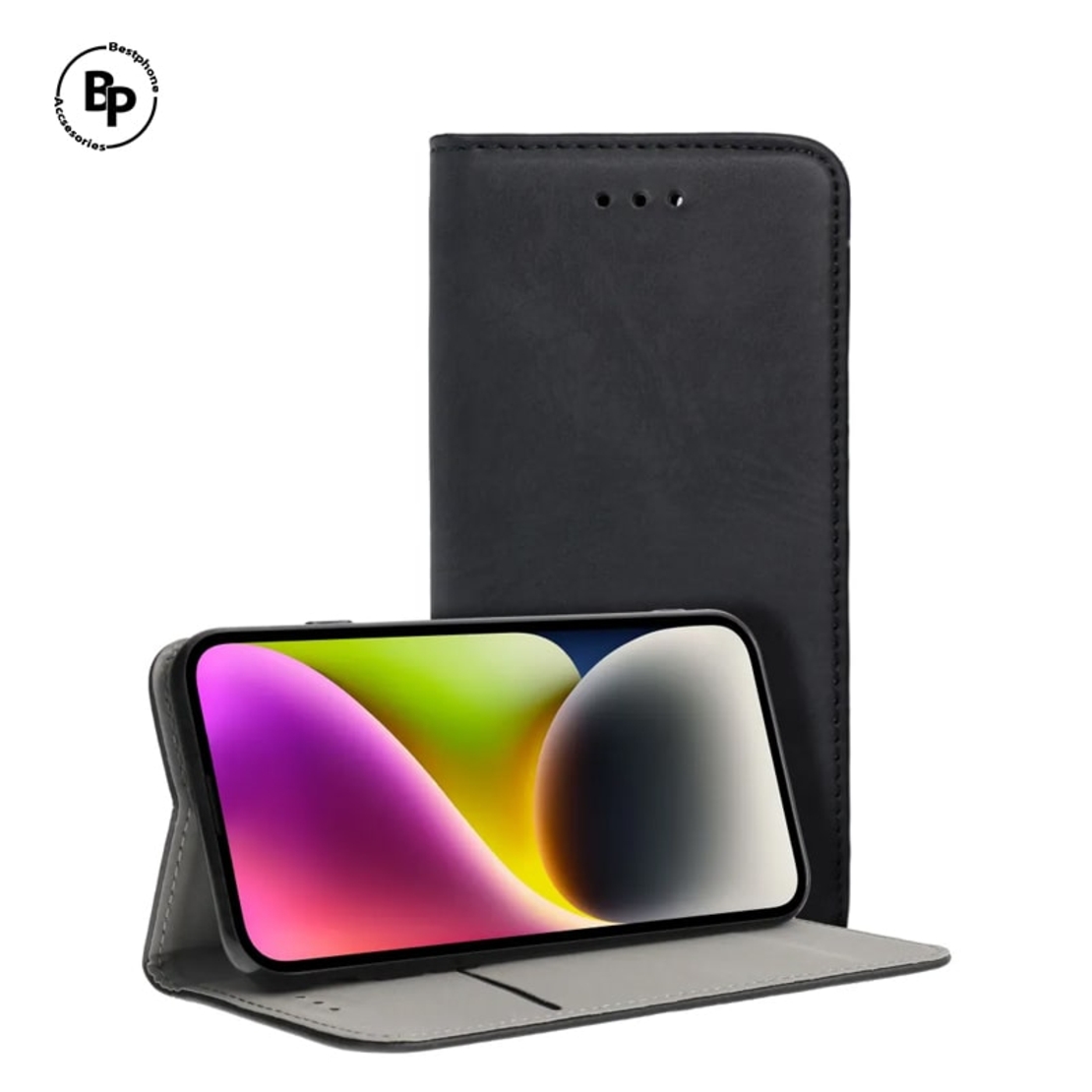 Кожен Калъф Magnetic Book Huawei Nova 10 Pro Black