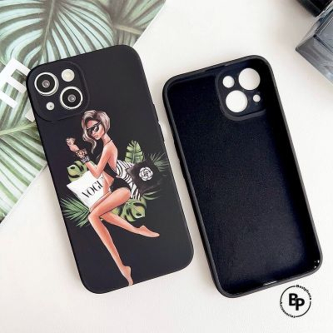 Силиконов Кейс Fashion Lady iPhone 13