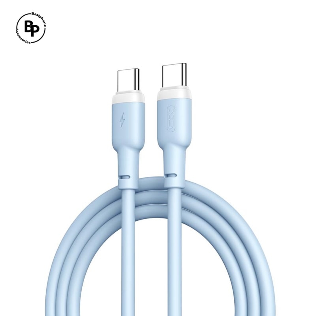 Кабел XO NB208B Type-C - Type-C,(1m) (60W) Blue