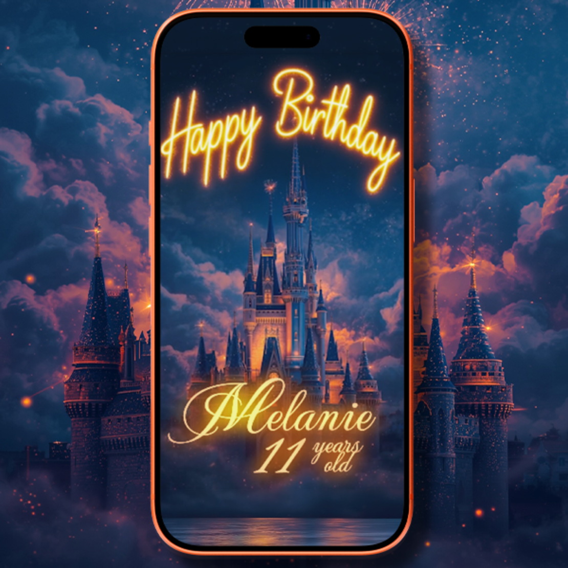 Royal Princess Birthday Digital Video Invitation – Custom Digital Party Invite