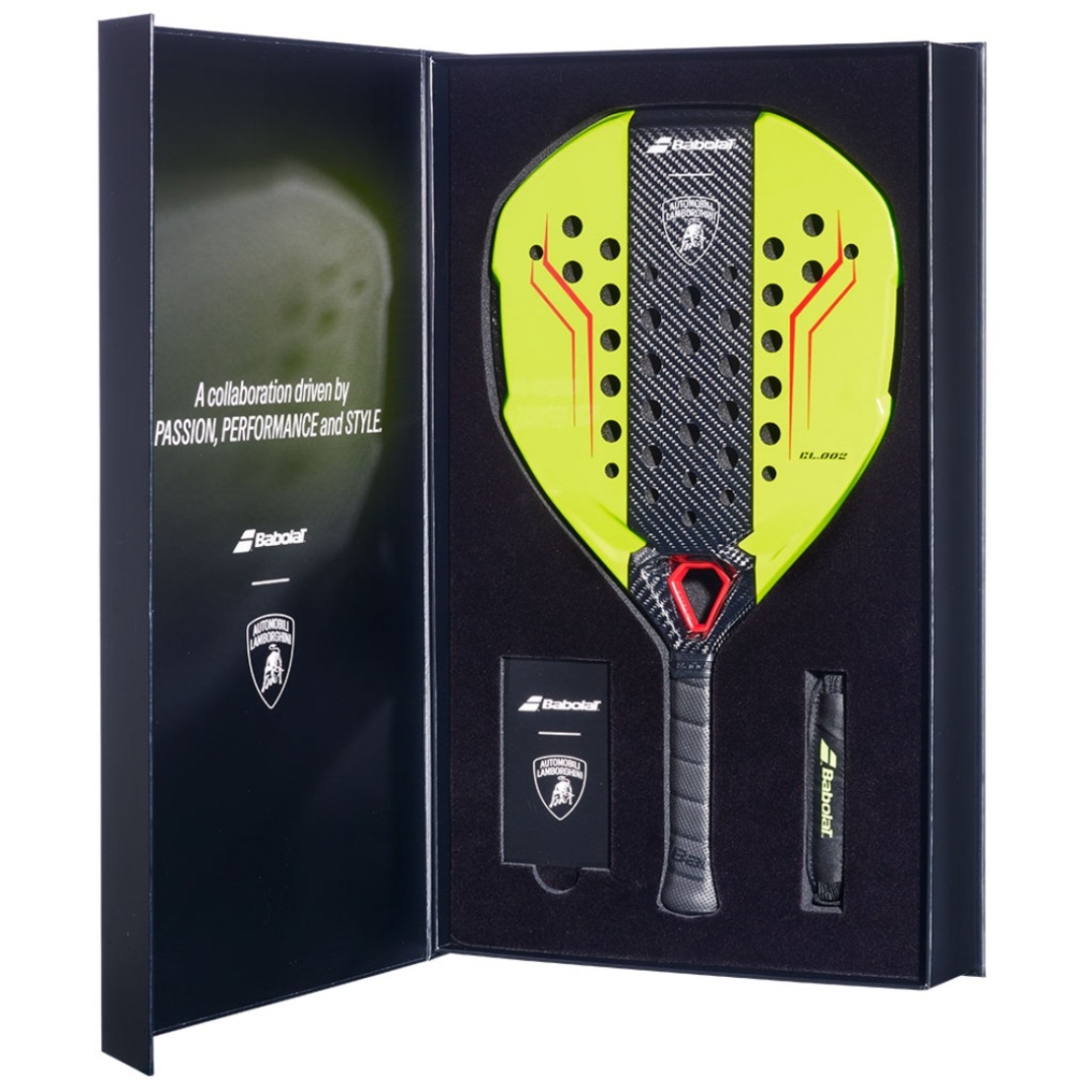 BABOLAT LAMBORGHINI BL.002 YELLOW + VIPER JL 2.5 + сак RH PRO JL