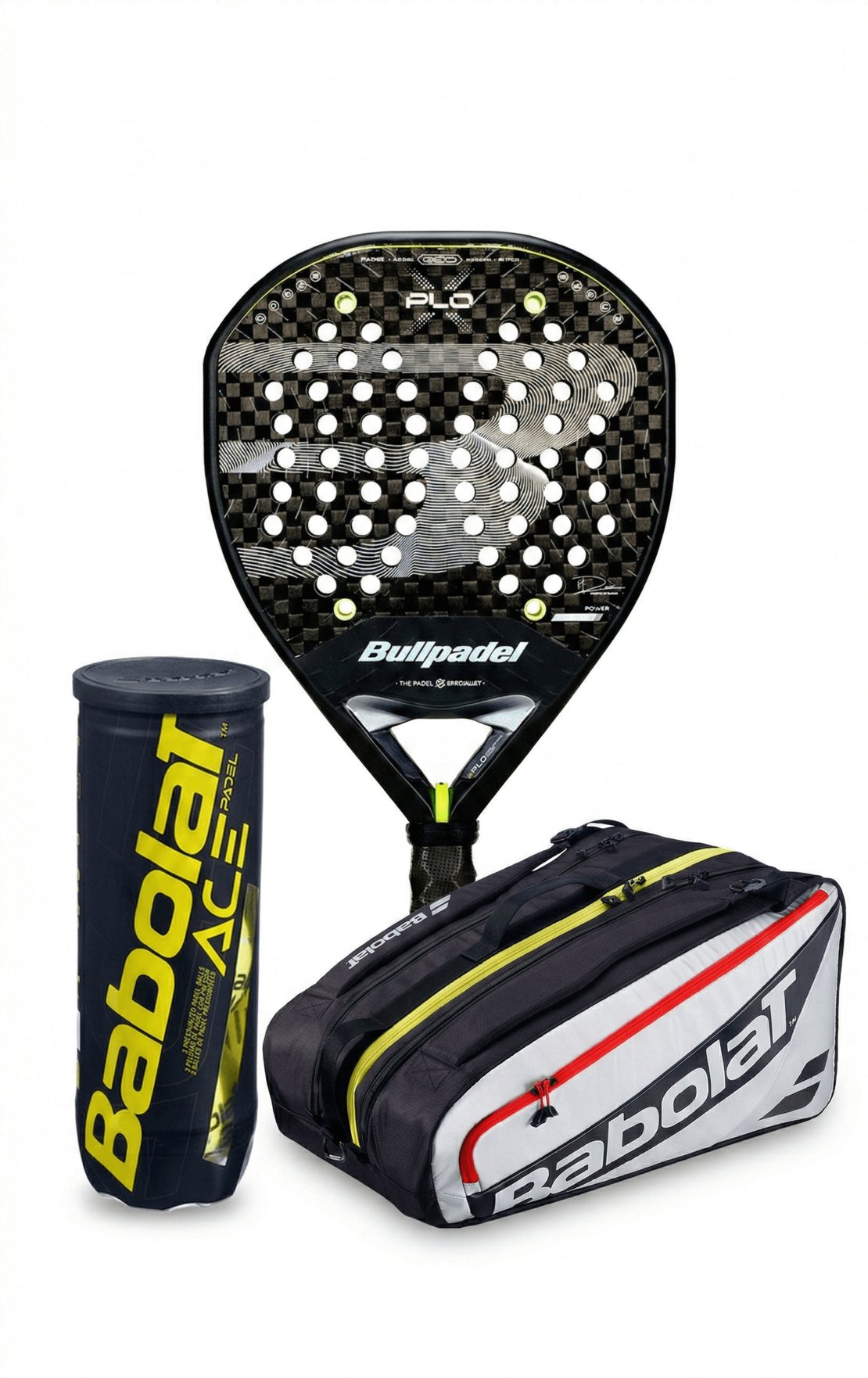 Комплект термочанта RH PRO PADEL BLACK + Bullpadel XPLO 26 + топки ACE PADEL