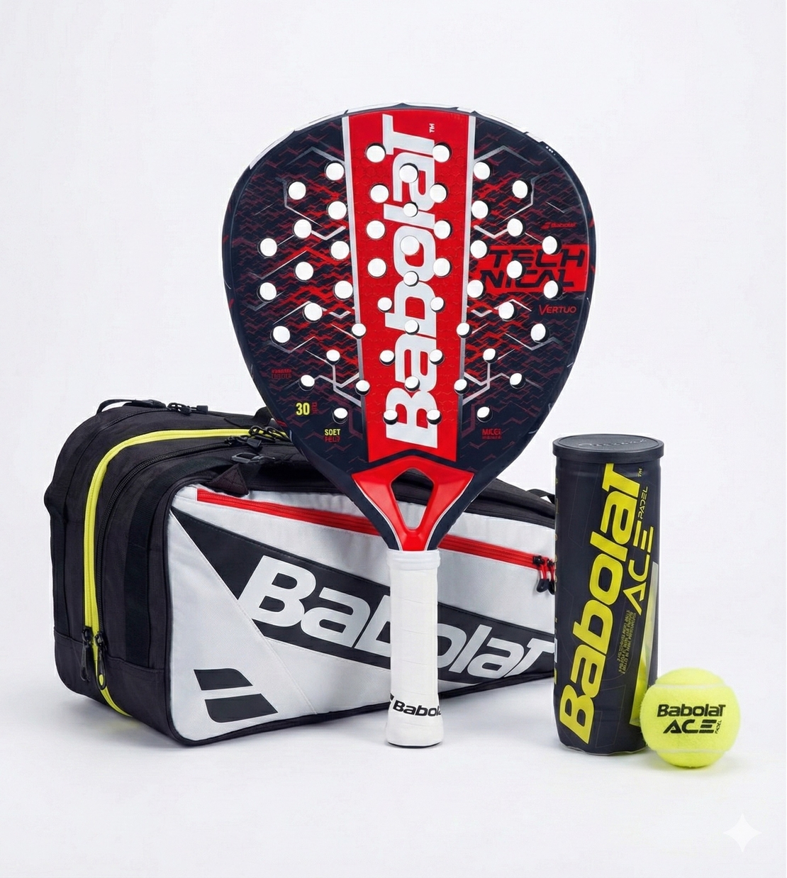 Комплект термочанта RH PRO PADEL BLACK + TECHNICAL VERTUO 2.5 + топки ACE PADEL