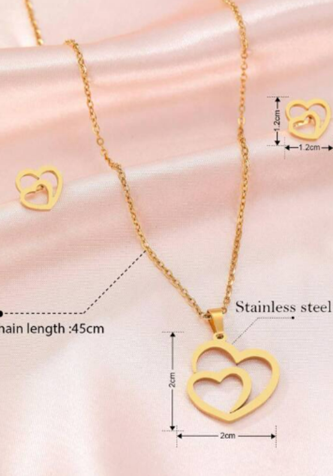 Комплект колие и обеци 