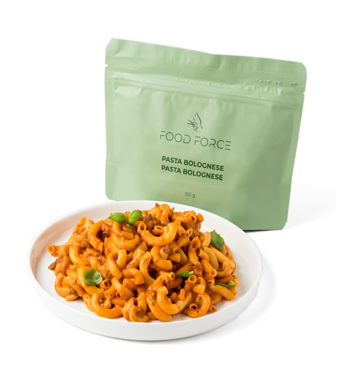 Main meal Ration pack with pasta Bolognese (dehydrated dish)