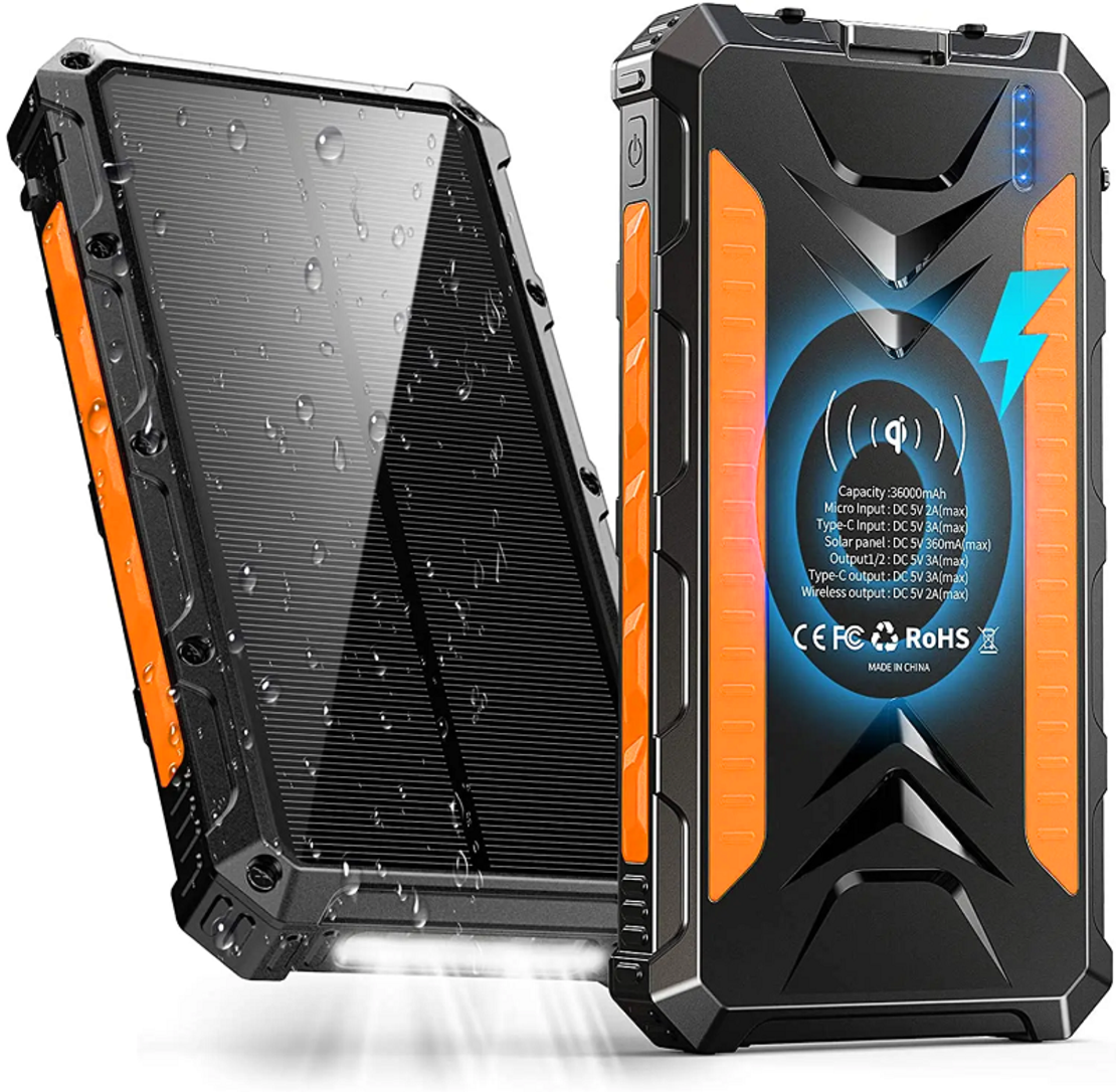 Слънчева акумулаторна батерия / Solar Power Bank 20000 mAh