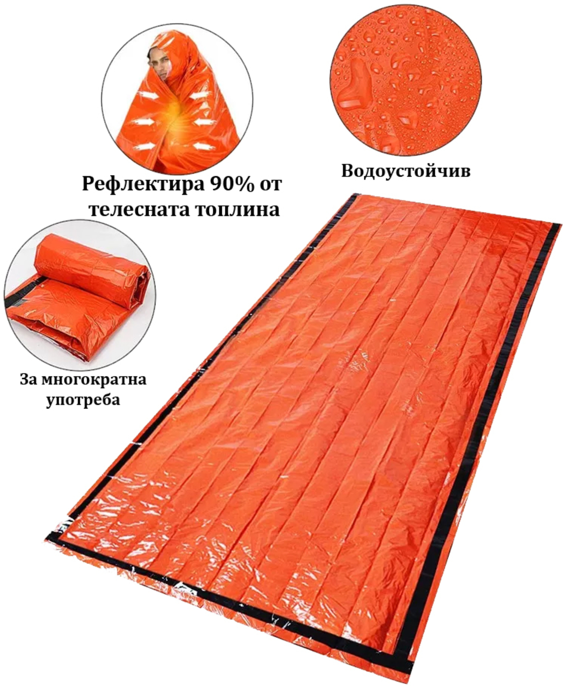 Спален чувал за спешни случаи Bivy