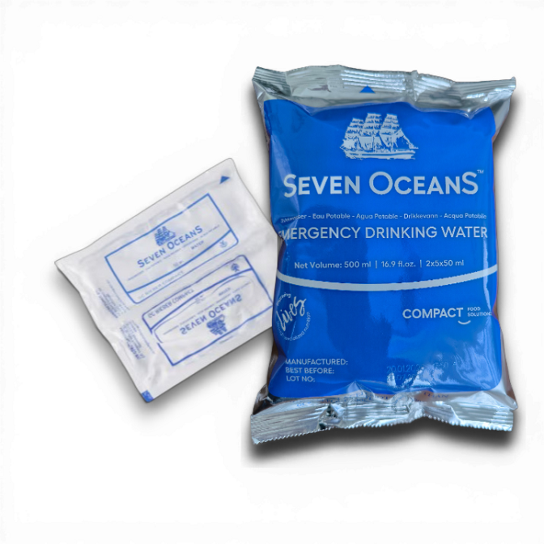Вода Seven Oceans за извънредни ситуации 500 ml