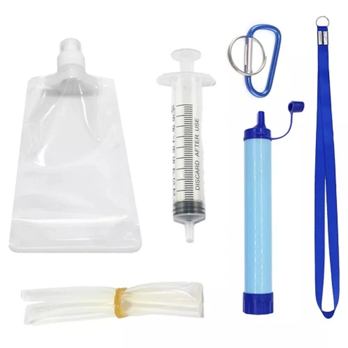Комплект Филтър за пречистване на вода/ Survival Water straw