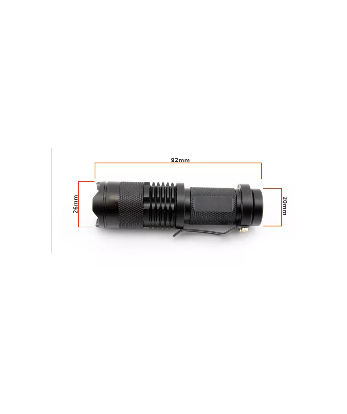 Метално фенерче с LED светлина
