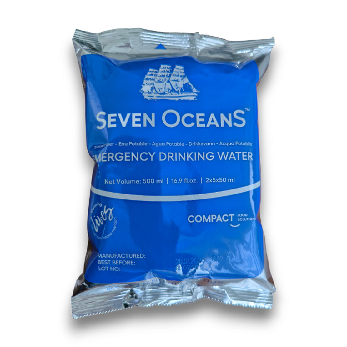 Вода Seven Oceans за извънредни ситуации 500 ml