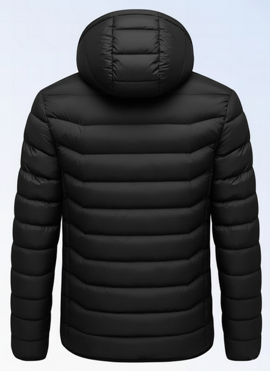 Мъжко яке с 16 нагряващи зони - черно