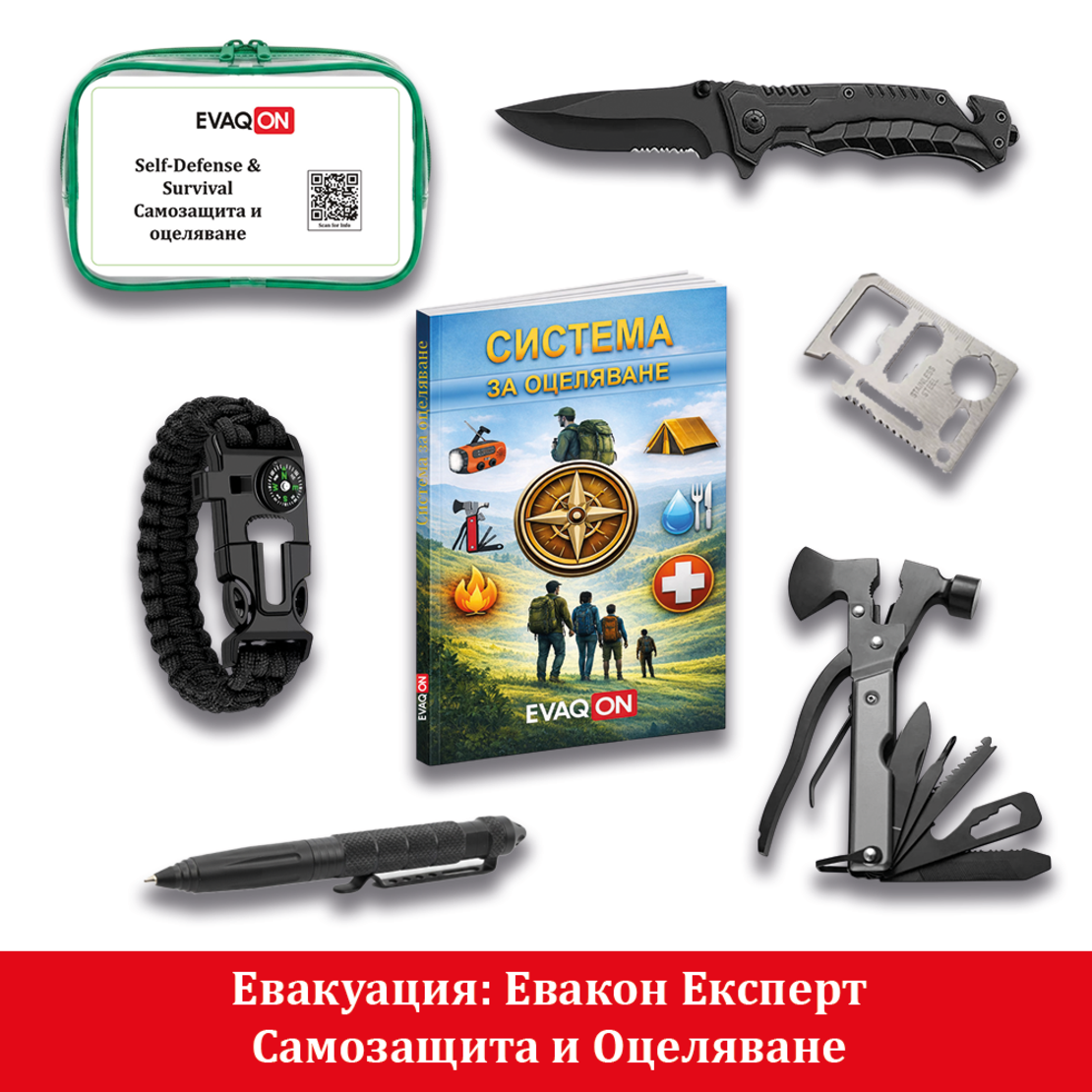 Комплект за евакуация - Евакон Експерт, за земетресения, пожари, войни, бедствия