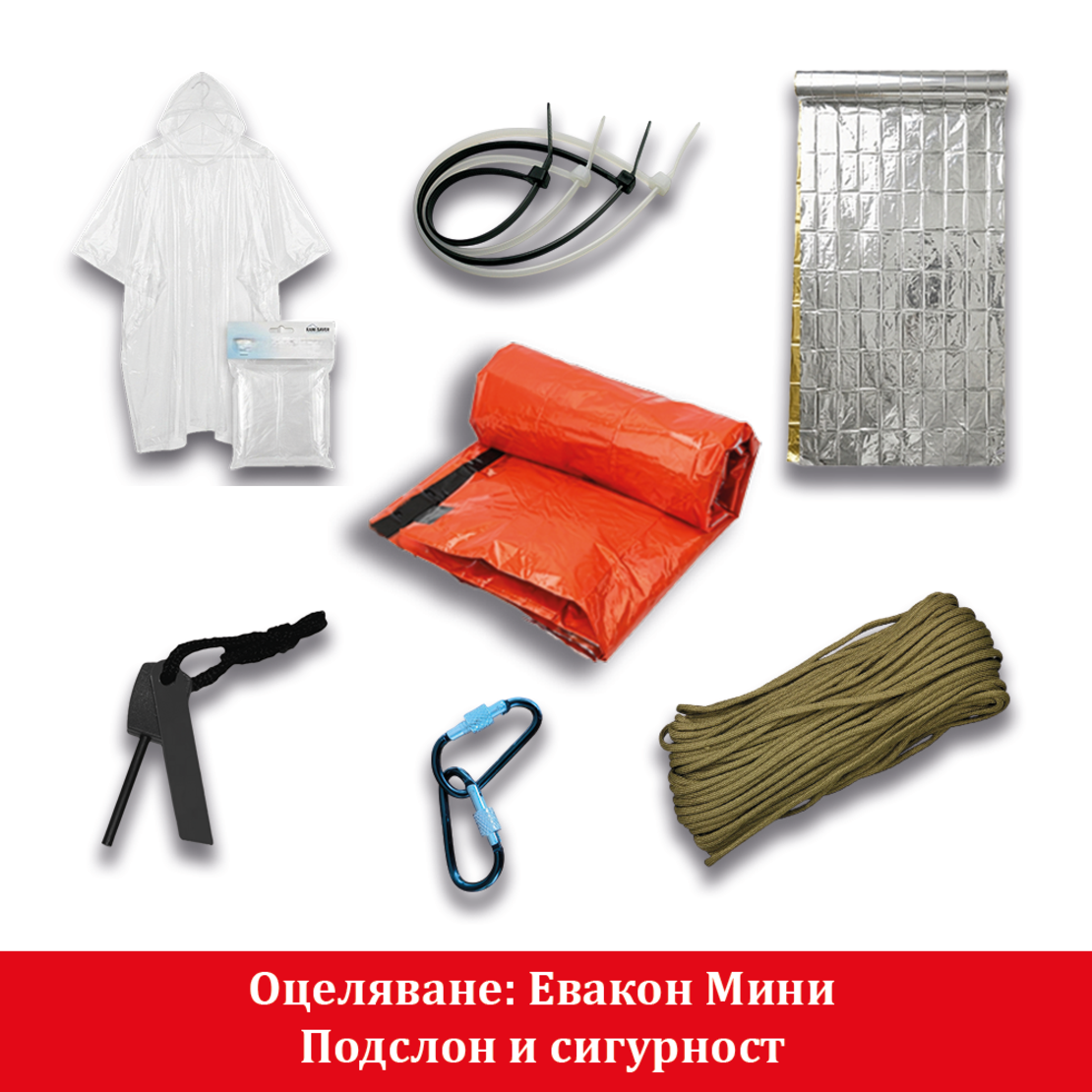 Мини комплект за оцеляване - Евакон Мини