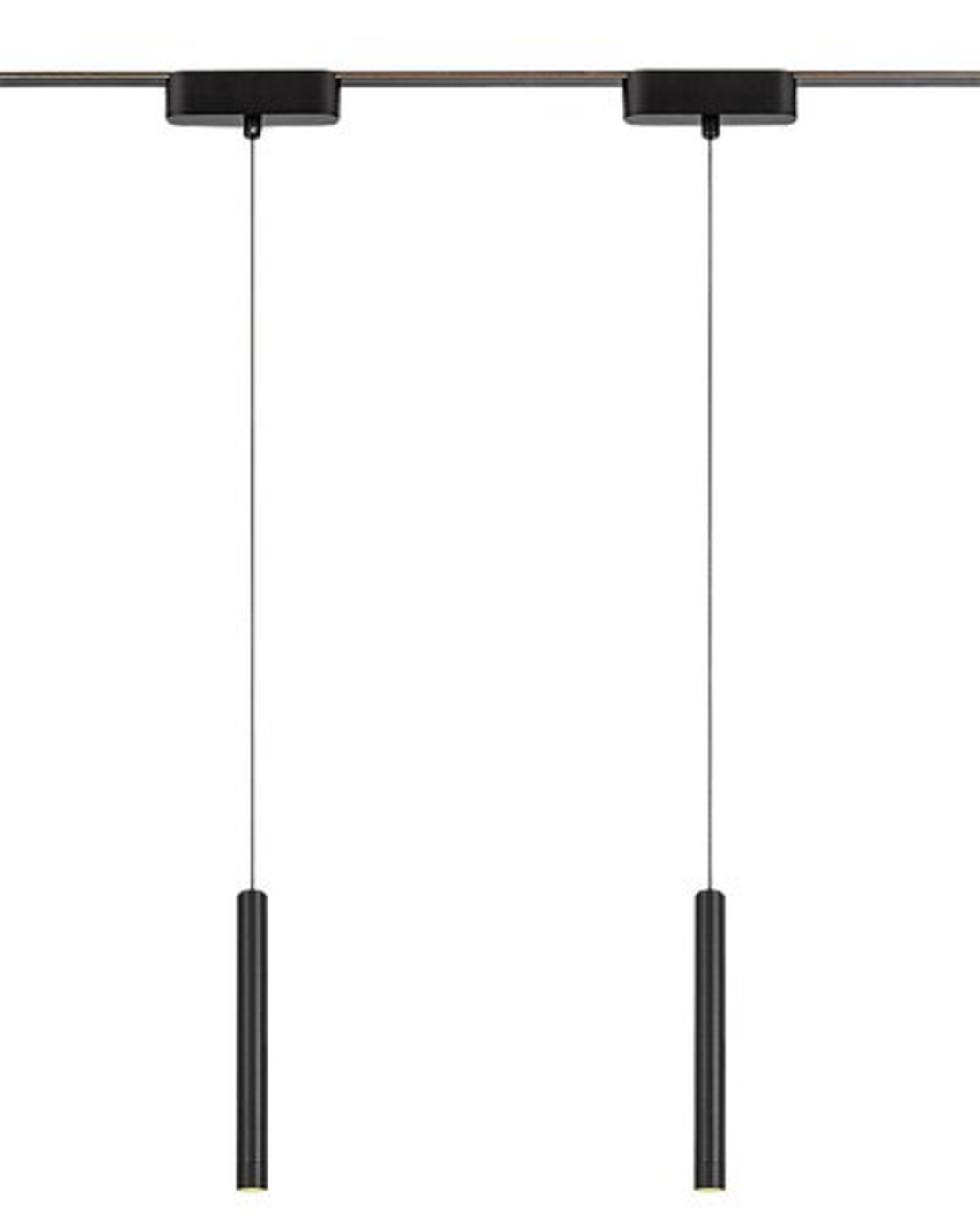 LED висящо релсово осветление – 5W, топло бяло 3000K, черено