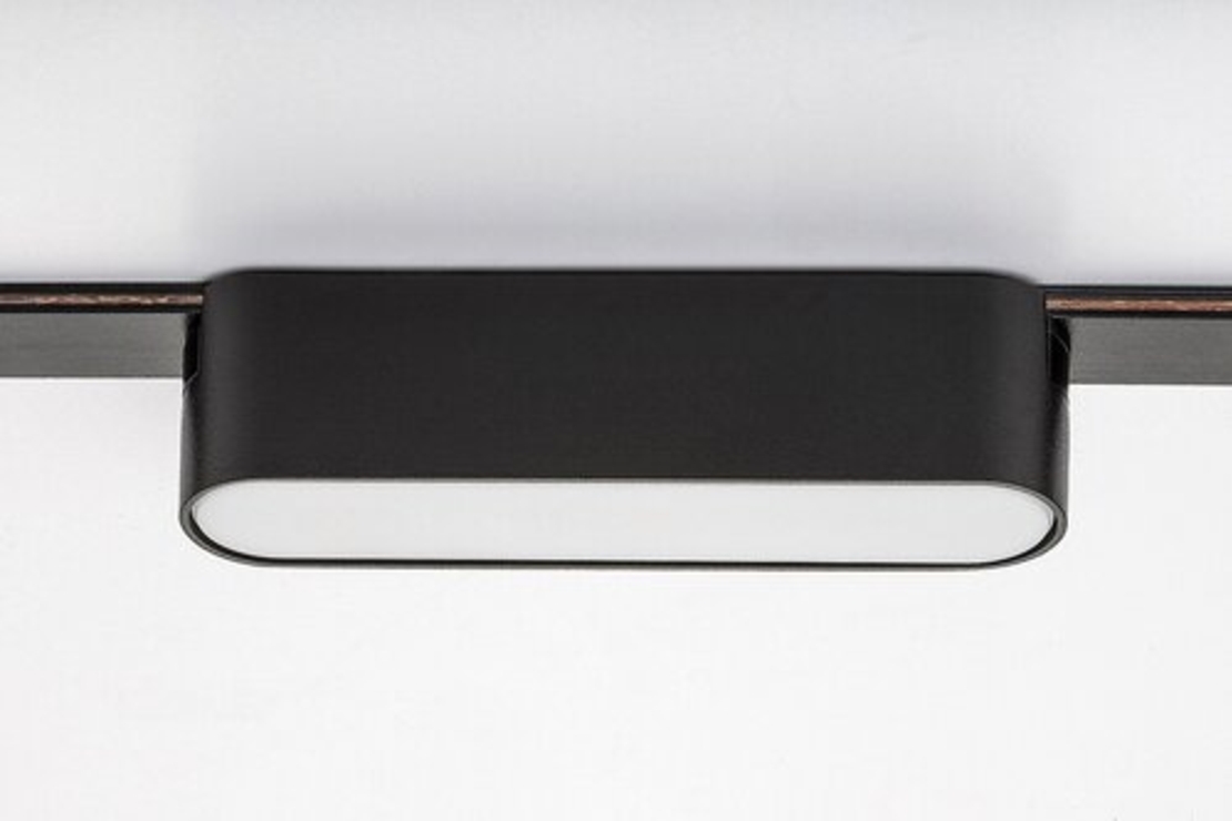Смарт LED релсово осветление – 4W, регулируема цветна температура 2700–5500K, Wi-Fi, черен алуминий