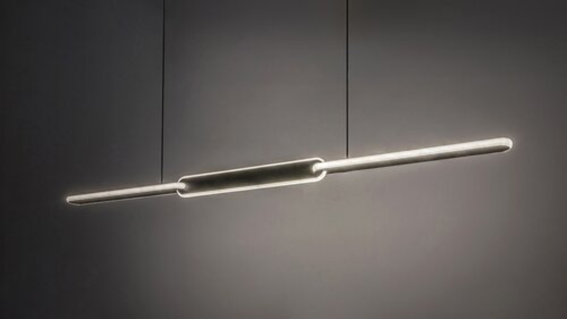 Модерен висящ LED полилей 36W с регулируема цветна температура – черен