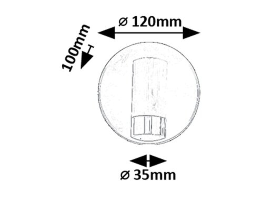 LED спот за баня с естествена бяла светлина