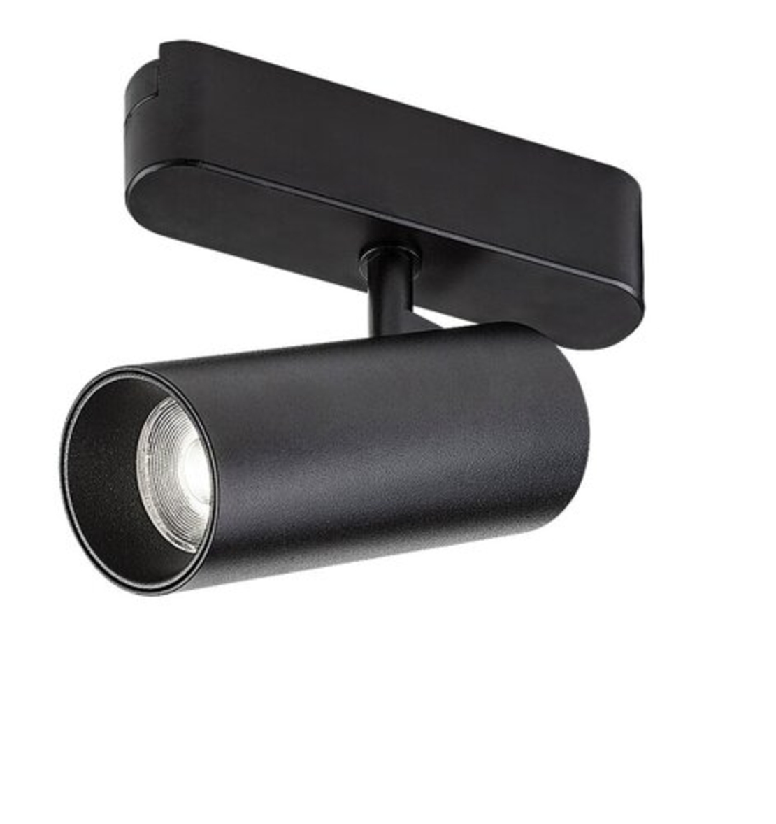 Модерен LED релсов спот – 10W, естествено бяло 4000K, черен алуминий