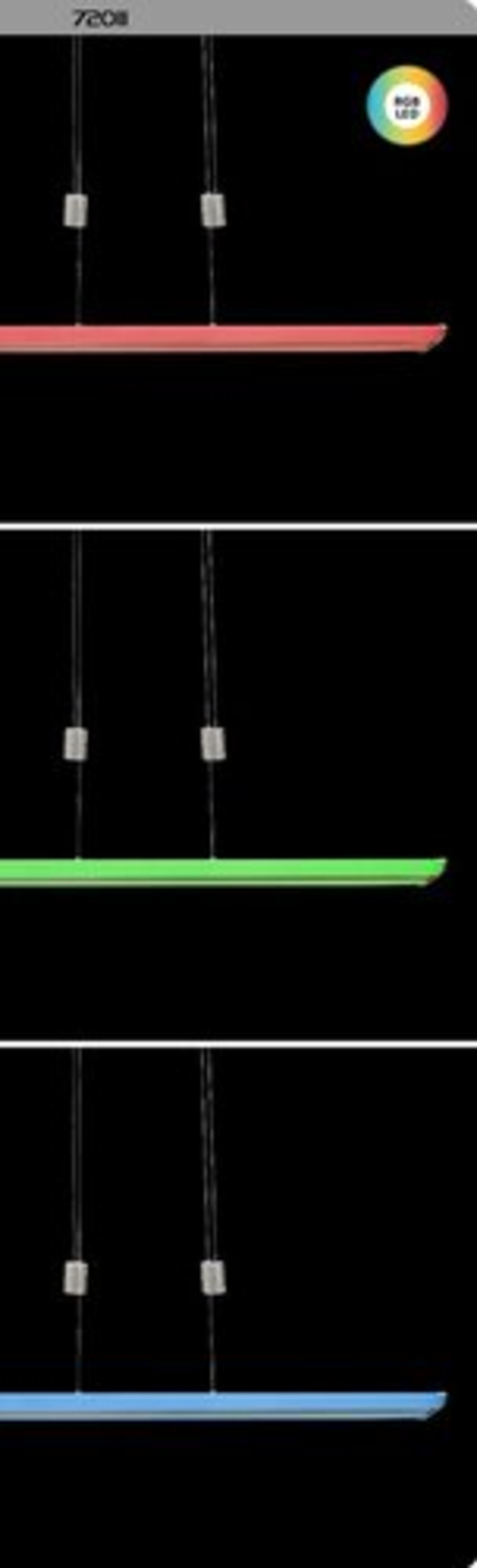 Смарт LED полилей 24W с Wi-Fi, Bluetooth и дистанционно –  хром